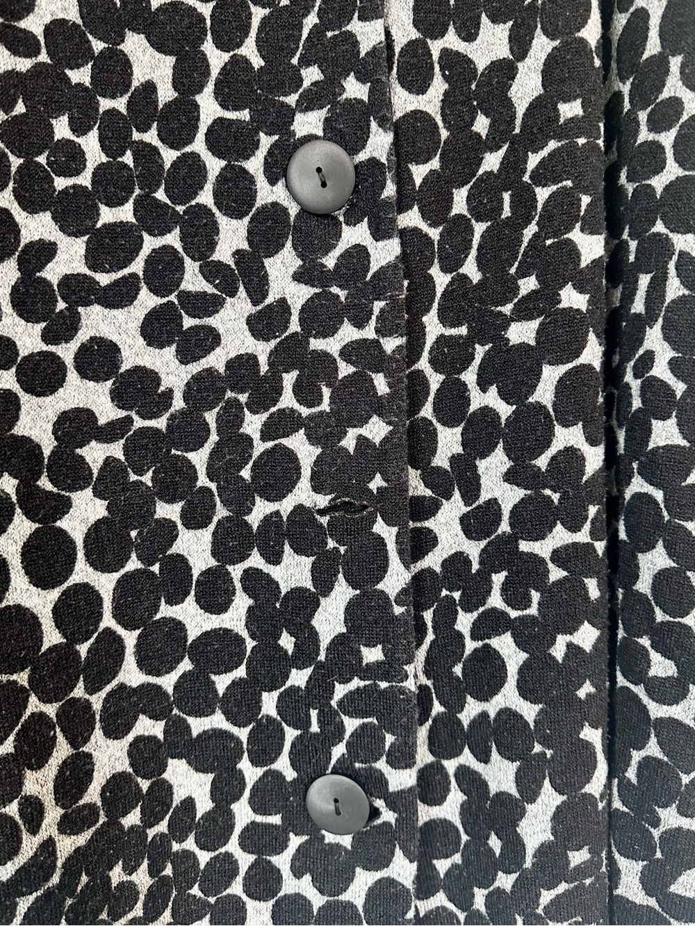 Sympli Black and White On The Dot Swing Coat - Size: 16 - Picture 8 of 9